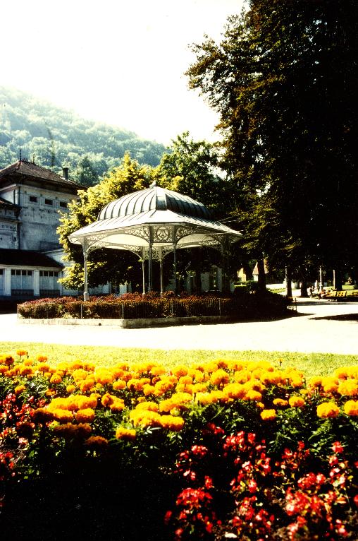 Le kiosque à musique dans le Parc thermal