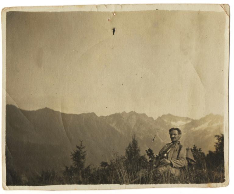 Antoine Cros au Crêt du Poulet