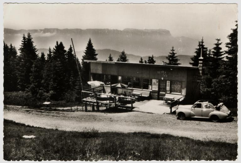 Le Collet d'Allevard en été : le télé-bar