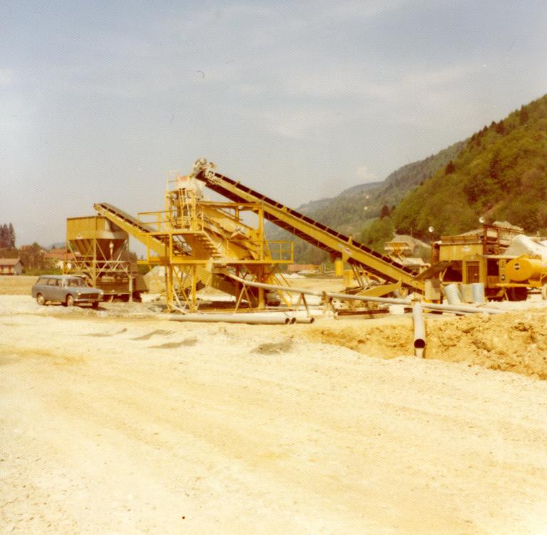 Chantier de l'aménagement de la STEP Arc-Isère : le site du Cheylas