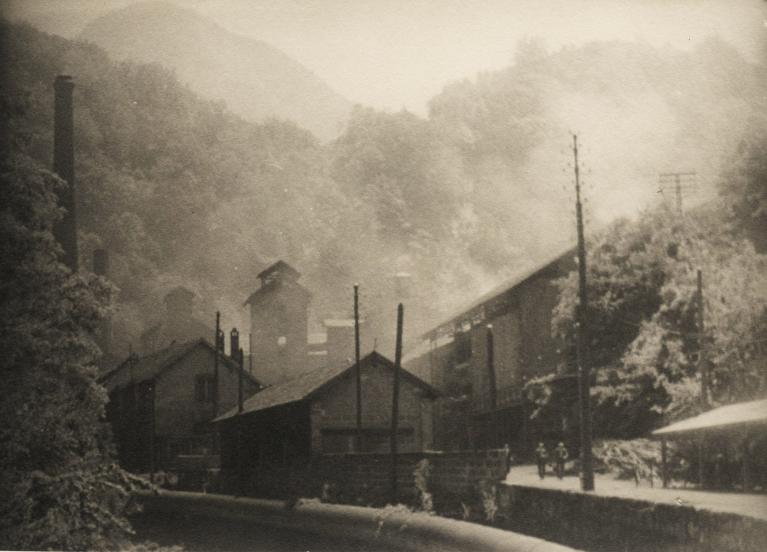 L'Usine de la gorge en hiver