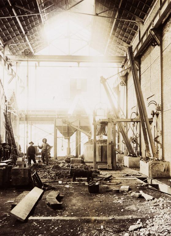 Atelier de fonderie de l'usine de la Gorge