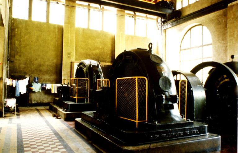 Vue de l'intérieur de la centrale de Prémoinet