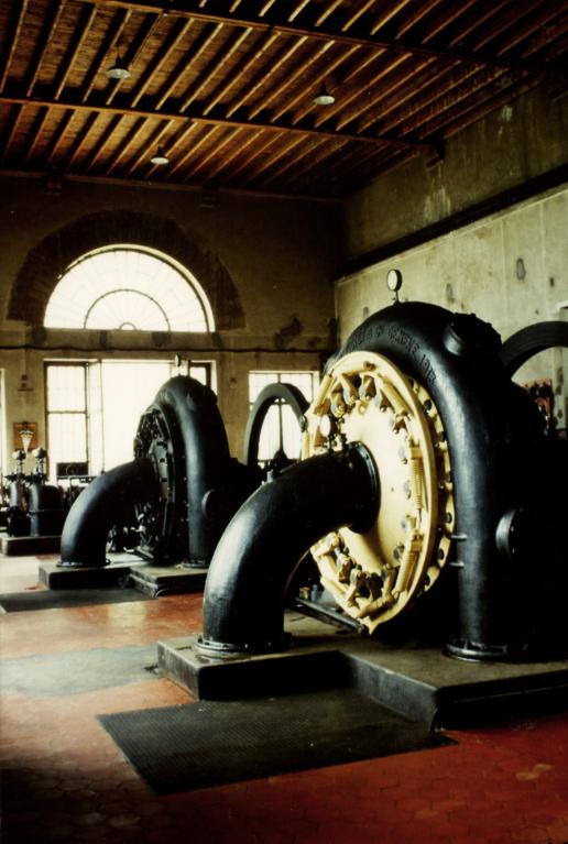 Vue de l'intérieur de la centrale de Prémoinet