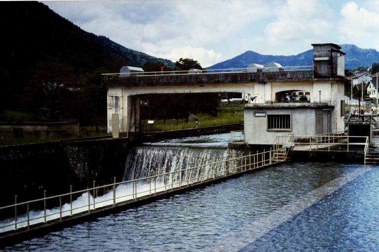 Vue du barrage d'Allevard