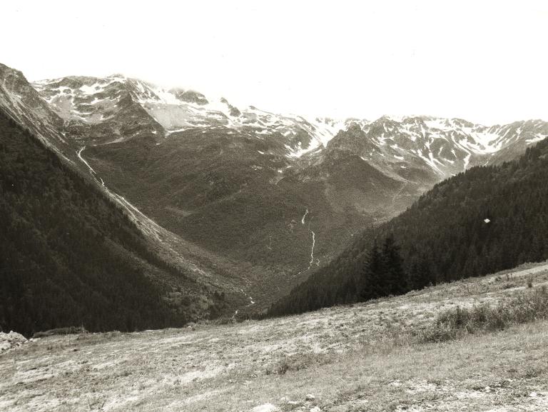 Vue de Belledonne depuis Combe-Madame