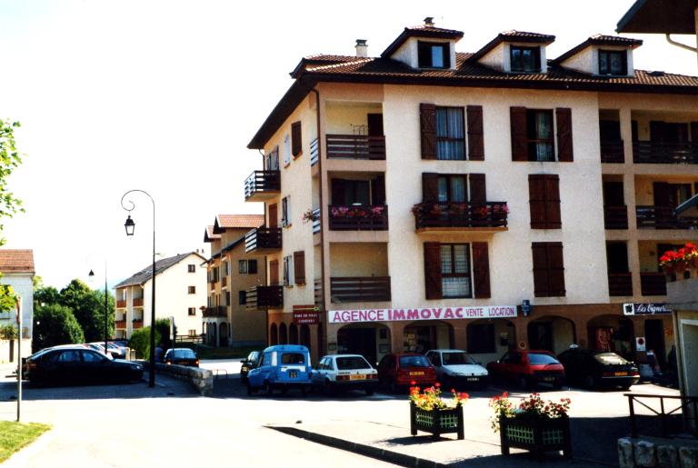 Vue d'une rue à Allevard
