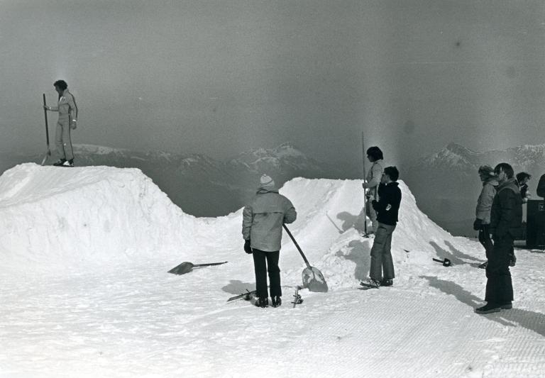 Tremplin permanent de ski acrobatique à Fontaine-terre