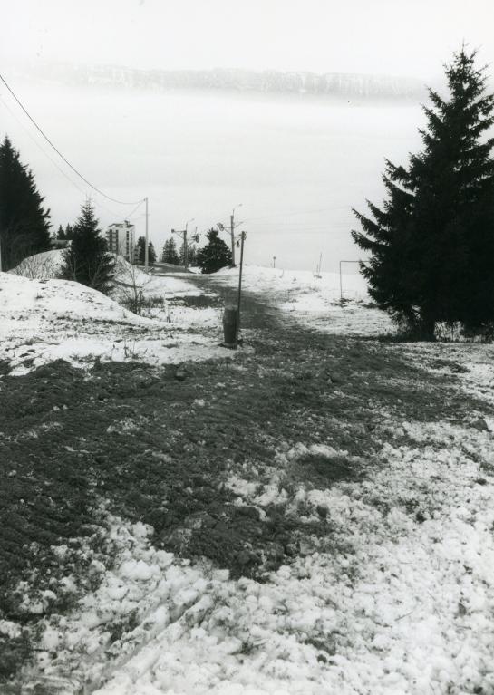 Le Collet d'Allevard : vue prise au-dessus de Malatrait