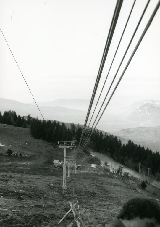 Chantier du télésiège de Grand-Paul
