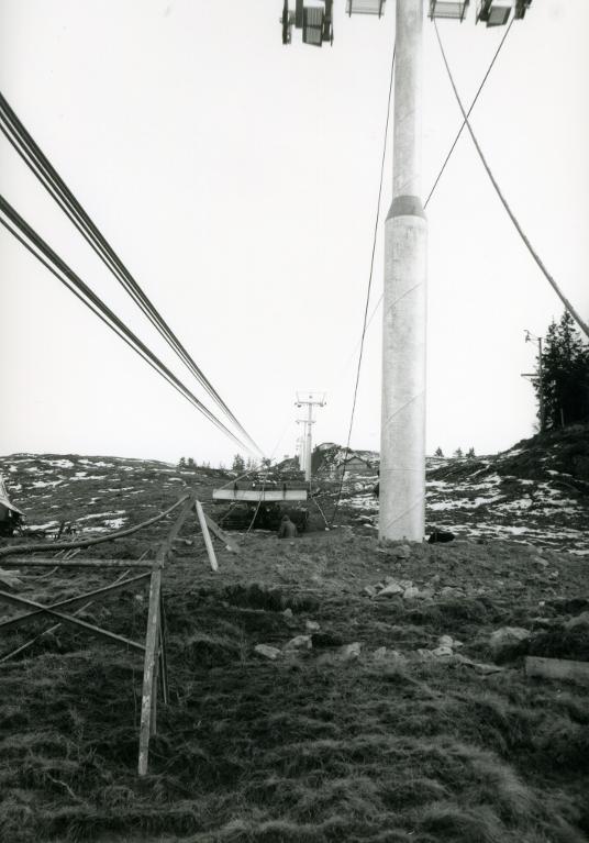 Chantier du télésiège de Grand-Paul