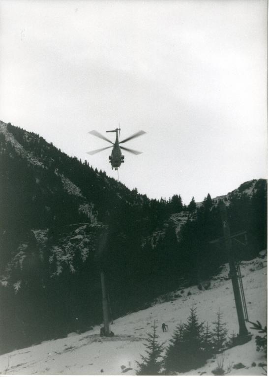 Chantier du télésiège de Grand-Paul