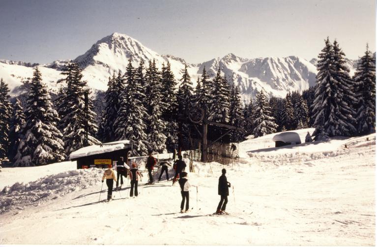 Skieurs au Collet d'Allevard