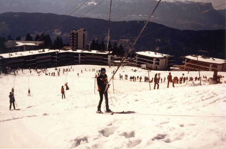 Skieurs au Collet d'Allevard