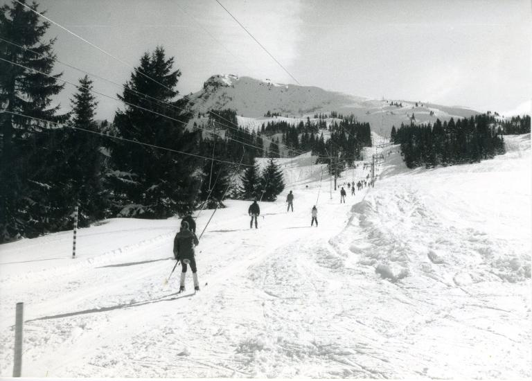 Le téléski de Pré rond au Collet d'Allevard