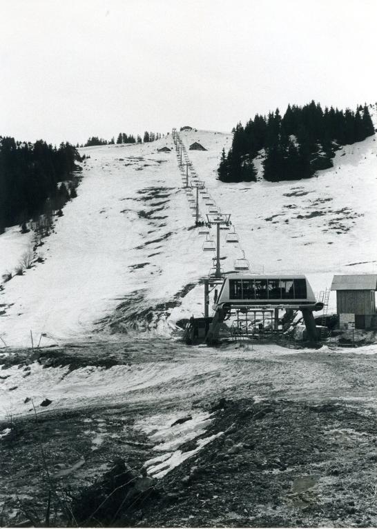 Vue générale du télésiège de Grand-Paul