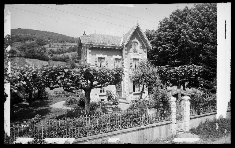 Allevard, vue de la Villa Spéranza