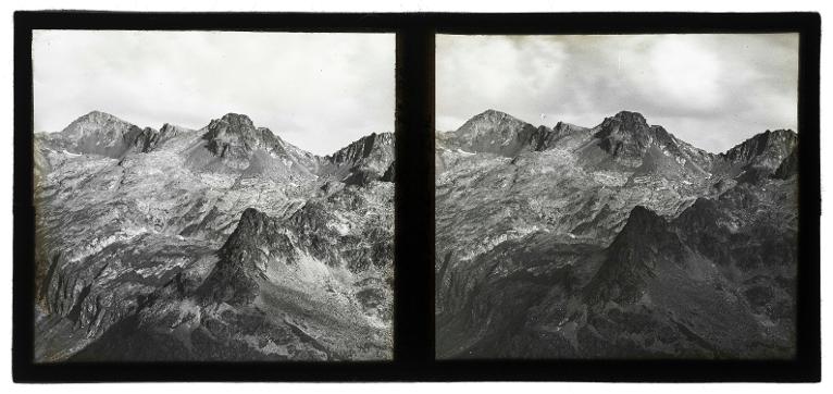 Le Massif des Sept-Laux vu depuis la Croix de Pichoux