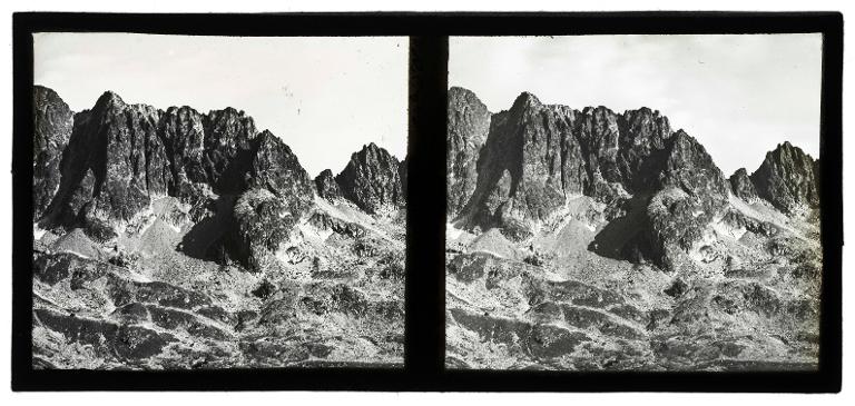 Les Aiguilles de l'Argentière vues depuis la Croix de Pichoux
