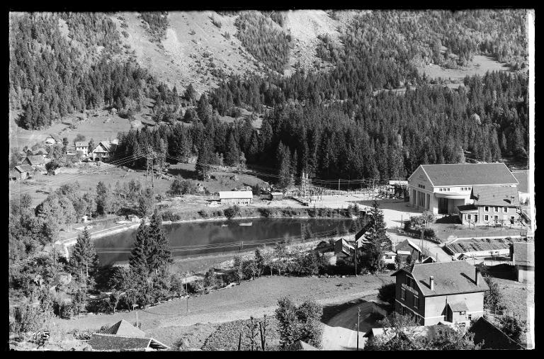 La Ferrière, Vue de la centrale de Fond de France