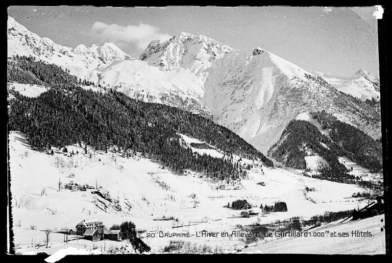 L'hiver en Allevard : Le Curtillard et ses hôtels