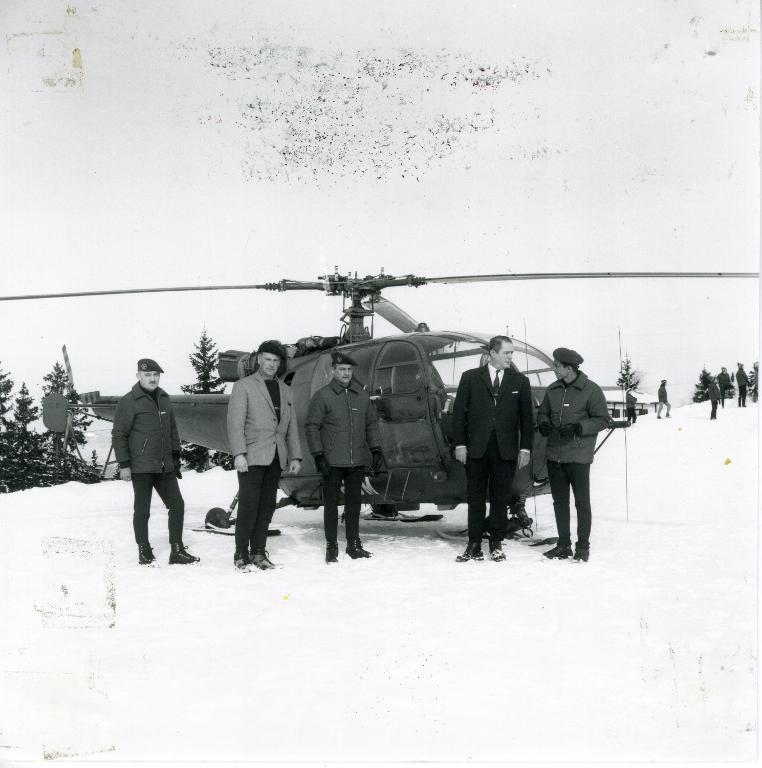 Arrivée de la flamme olympique au Collet d'Allevard