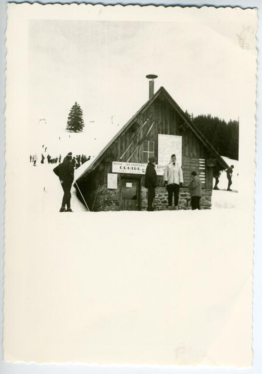 Le Collet en hiver : vue du chalet de malatrait