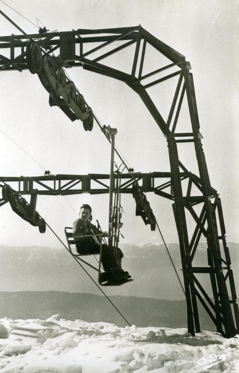 Télésiège de Malatrait. Arrivée à la station supérieure