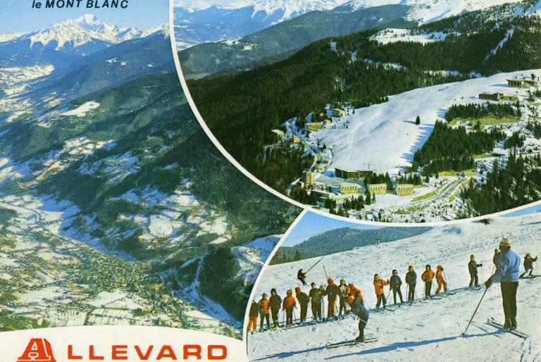 Allevard : vue de la ville et de la station du Collet