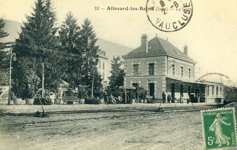 La gare d'Allevard