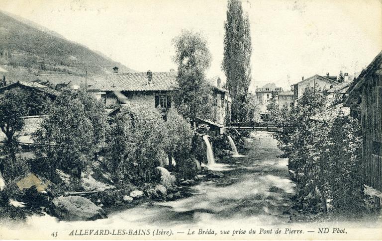 Allevard : les bords du Bréda