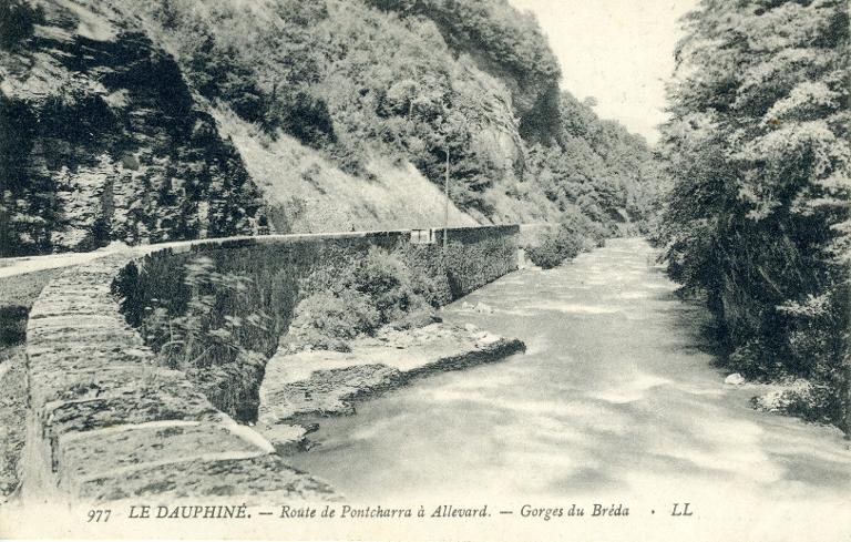 Route de Pontcharra à Allevard - Gorge du Bréda