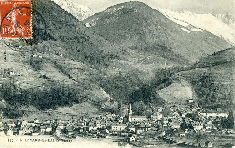 Vue générale d'Allevard