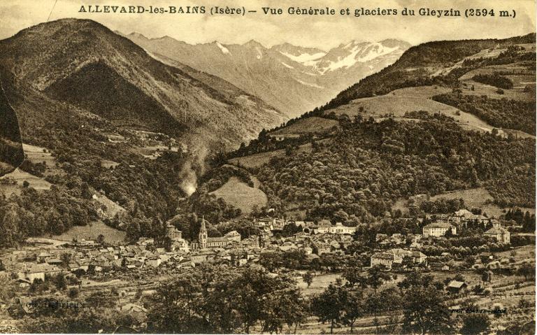Vue générale d'Allevard