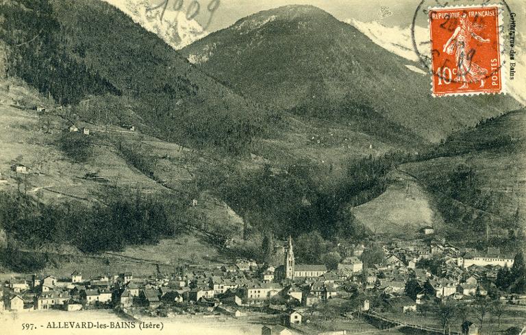 Vue générale d'Allevard