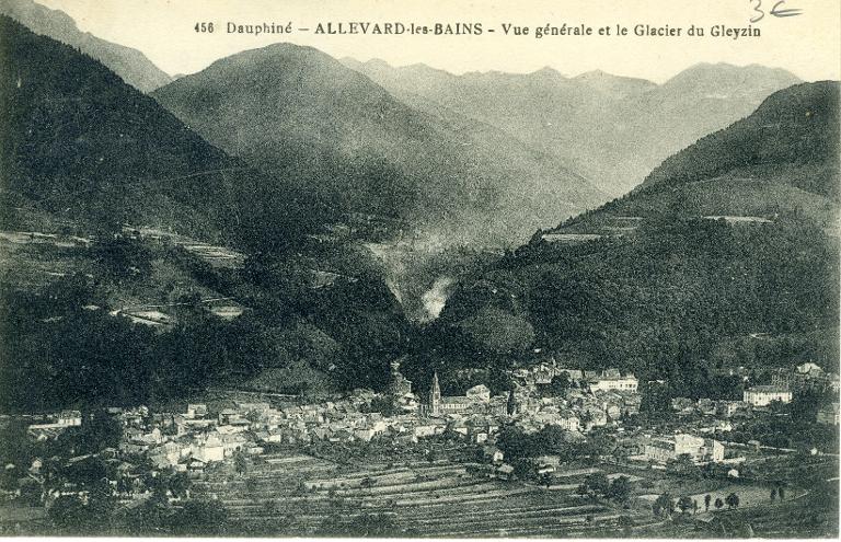 Vue générale d'Allevard