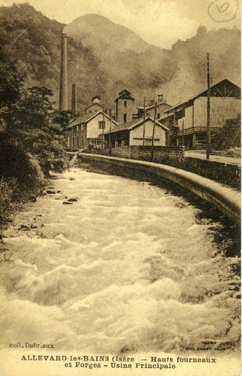 Vue de l'usine de la gorge
