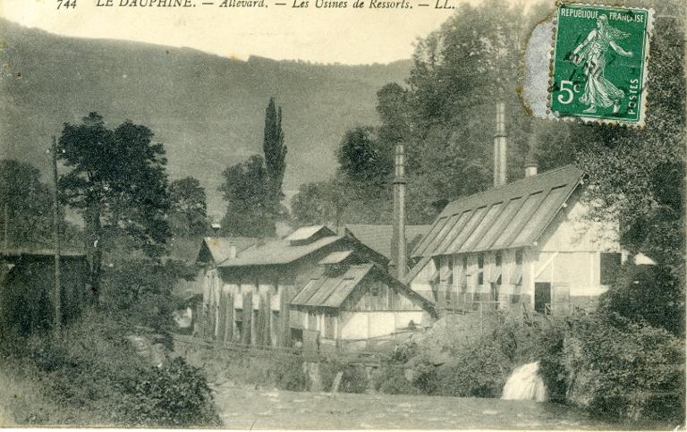 Vue de l'usine de Pomine