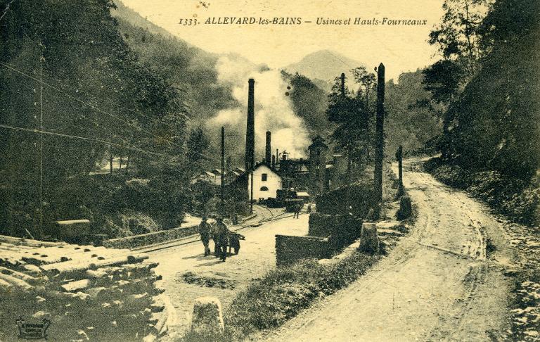 Vue de l'entrée de l'usine de la Gorge