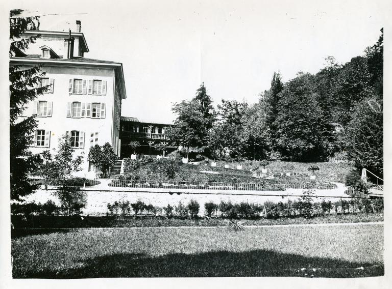 Vue du château des Forges d'Allevard