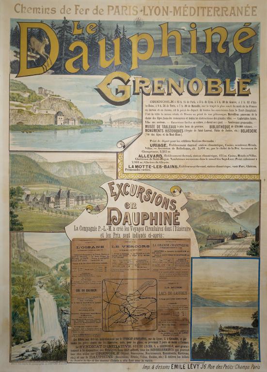 Affiche - Chemins de fer PLM