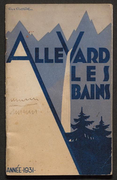 Allevard-les-Bains, Année 1931