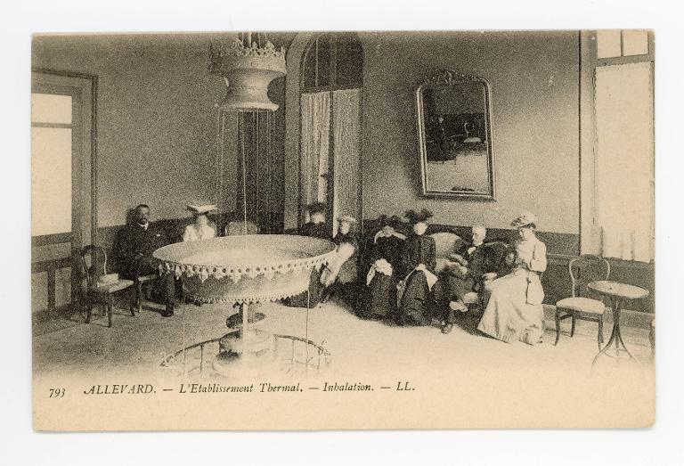Salle d'inhalation de l'établissement thermal