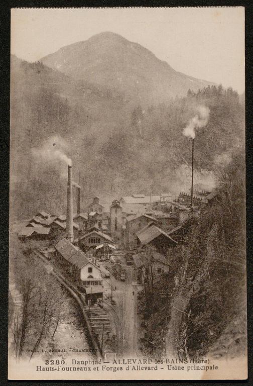 Hauts-Fourneaux et Forges d'Allevard - Usine principale