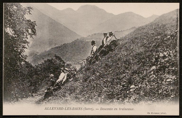 Descente en traîneau