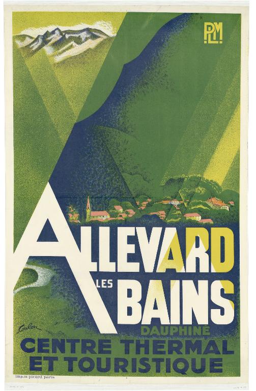 Affiche PLM - Allevard-les-Bains, Centre thermal et touristique
