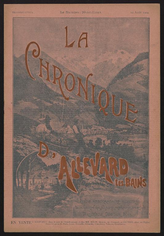La Chronique d'Allevard les Bains