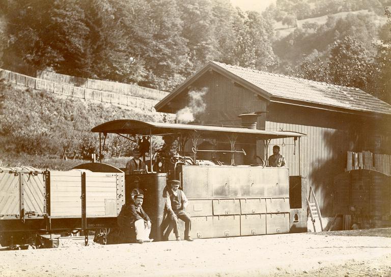 Vue d'une locomotive