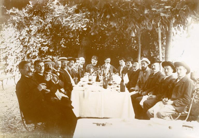 Banquet de la Société des Trompes de chasse d'Allevard
