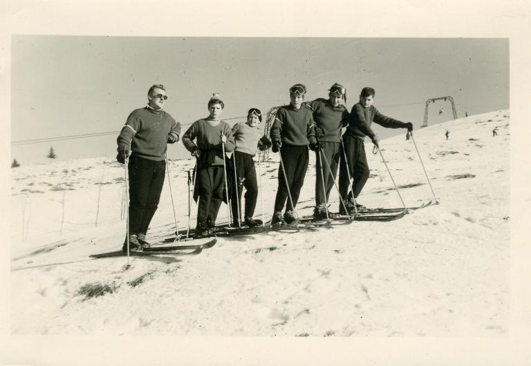 Les jeunes du Ski Club Allevardin au Collet